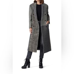 SJYP Multi Herringbone Coat. Imported. Originally $920